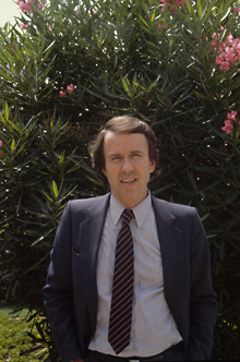 Curator Burton Fredericksen, about 1990. Curator Burton Fredericksen, about 1990.