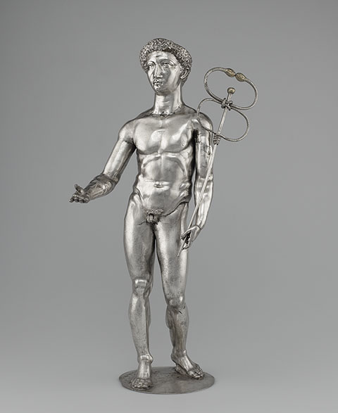 Mercury, Roman, A.D. 175-225; silver and gold 