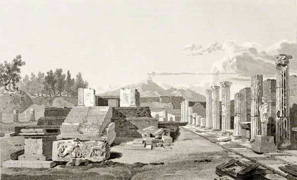 Views of the Temple of Apollo / after William Gell