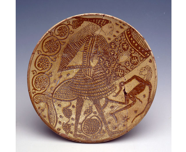 Plate with a Musician and a Dancer