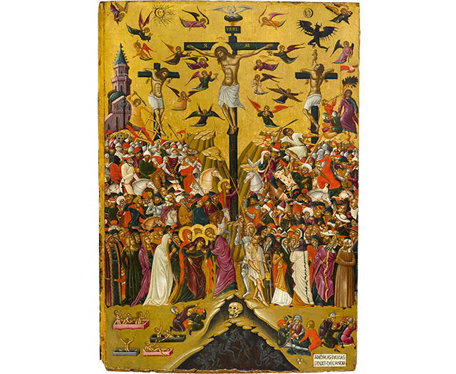 Icon with the Crucifixion