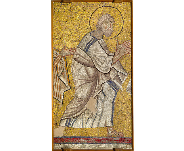 Wall Mosaic with Andrew the Apostle