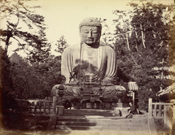 The Bronze Statue of Dai Bouts, Kamakura / Felice Beato
