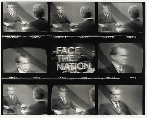 Untitled, from the series Television Political Mosaics, 1968-1969,1968-1969. Donald Blumberg, gelatin silver print. Courtesy of Donald R. and Grace Blumberg. © Donald Blumberg