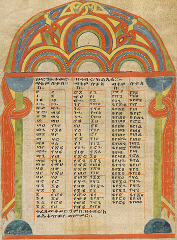 Canon Table Page / Ethiopian