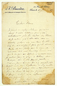Letter to Camille Pissarro / Gauguin 