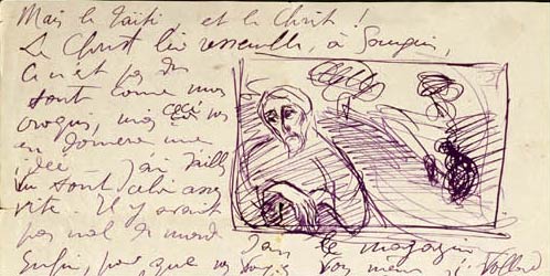 Letter to Frizeau (detail) / Lhote