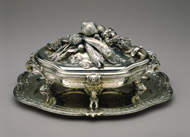Tureen with Lid, Stand / T. Germain