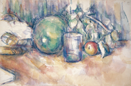 Still Life with Green Melon / Cézanne