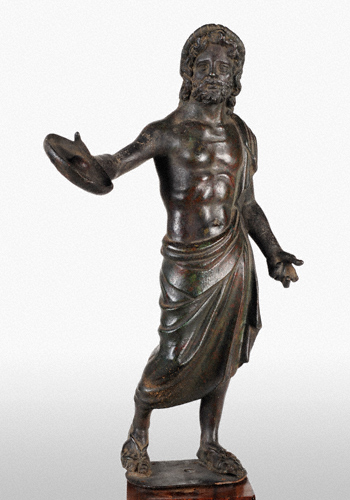 Etruscan statuette of Tinia