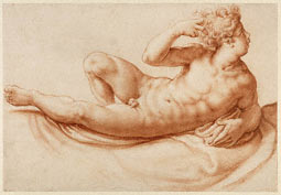 Reclining Male Nude / Salviati