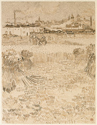 Arles: View from the Wheatfields / van Gogh