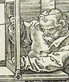 Draftsman of the Lute (detail)