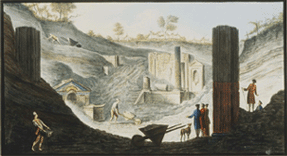 The discovery of the Temple of Isis at Pompeii