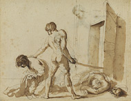 Martyrdom of Saints John and Paul / Guercino