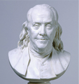 Benjamin Franklin (detail) / Houdon