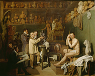 Houdon in His Studio / Boilly