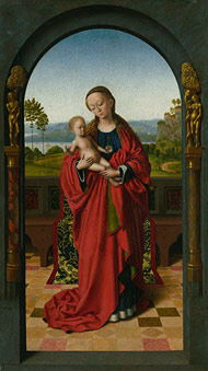 Virgin and Child in an Archway / Christus