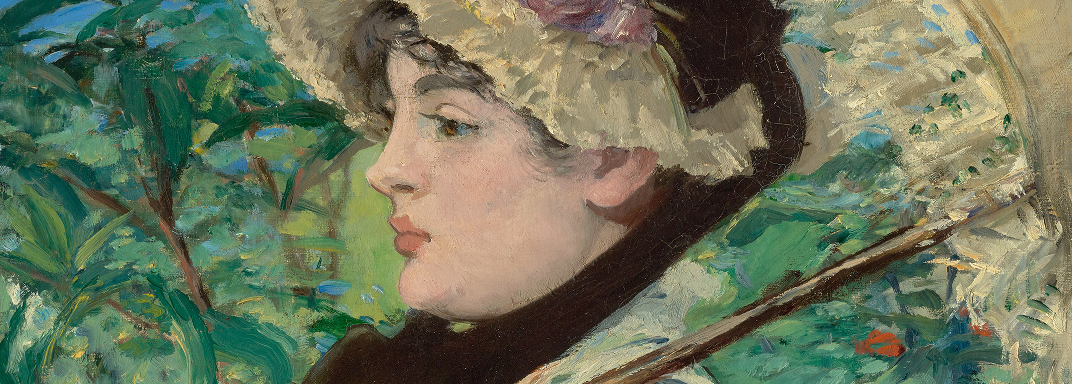 Jeanne (Spring) (detail), 1881, Édouard Manet, oil on canvas. The J. Paul Getty Museum