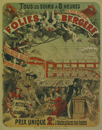 Poster for the Folies-Bergere / Cheret