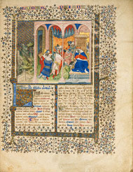 Alchandreus Presents His Work to a King / Virgil Master