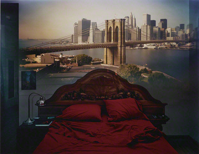 Camera Obscura: View of the Brooklyn Bridge in Bedroom
