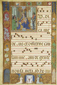 Initial I: The Virgin and Child / Spanish