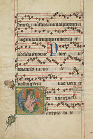 Initial E: The Prophet Isaiah / Circle of the Master of the Golden Bull