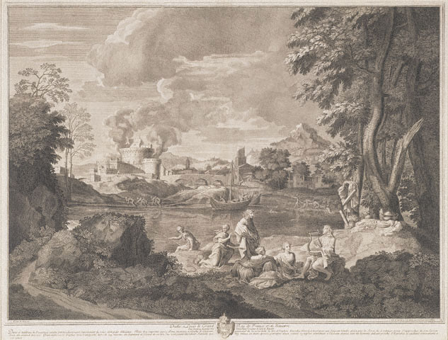Landscape with Orpheus and Eurydice / Baudet