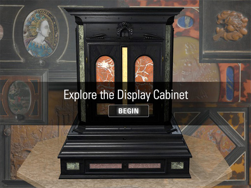 Explore the display cabinet