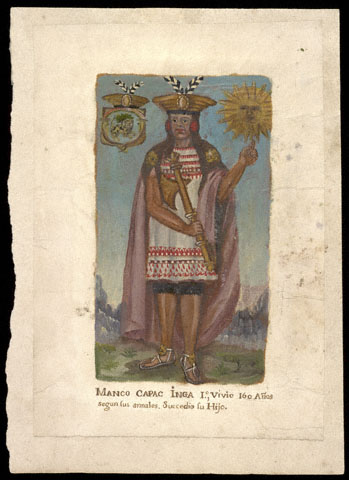 Manco Capac, Primer Rey Inca / peruano