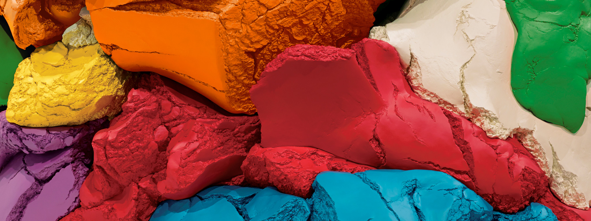 Play-Doh (detail), 1994–2014, Jeff Koons; polychromed aluminum. Collection of the artist. © Jeff Koons. Photo: Tom Powel Imaging