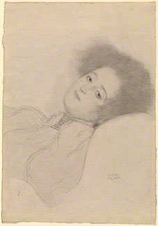Portrait of a Young Woman Reclining