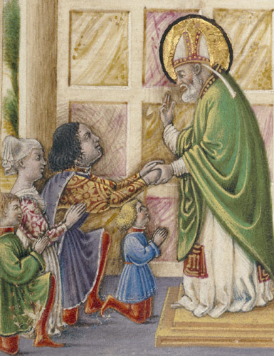 Saint Luke Painting the Virgin / Bedford Master