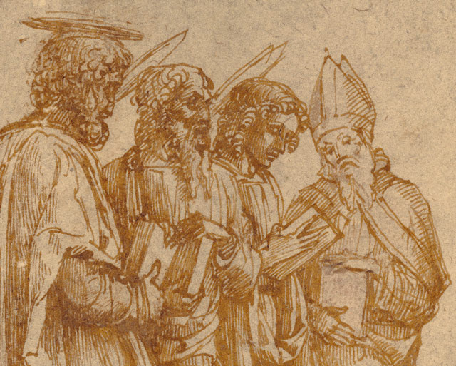 Study of Four Saints / Mantegna