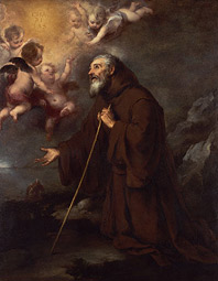 The Vision of Saint Francis of Paola / Murillo