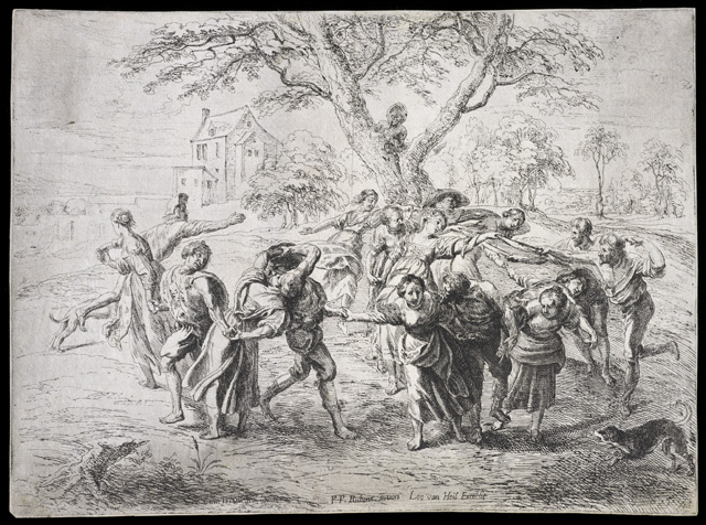 Dance of Italian Peasants / van Heil