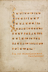 Text page from a Gospel / Ottonian