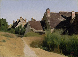 Houses near Orleans / Corot