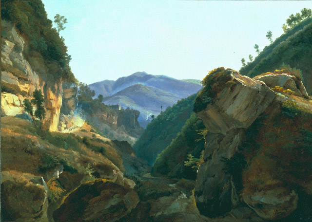 Mountain Landscape with the Road to Naples / Remond