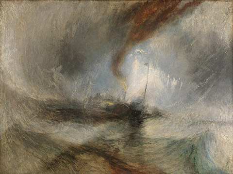 Snow Storm - Steam-Boat off a Harbour’s Mouth / JMW Turner