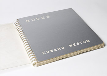 Cover of mock-up for Edward Weston's book of nudes