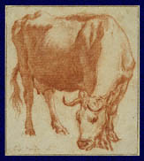 Cow Grazing / van de Velde