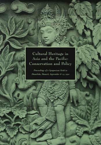 Cultural Heritage in Asia and the Pacific