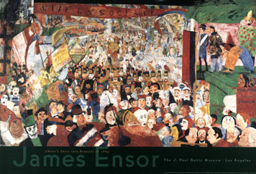 Christ's Entry Into Brussels in 1889, Poster