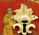 detail of a commode
