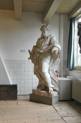 Statue of St Paul in the church (photo: P. Ryan)