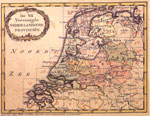 Dutch Republic 1773 (image from internet: http://www.wazamar.org/ Nederlanden/VIIprovin1773/VIIprov-1773.htm)