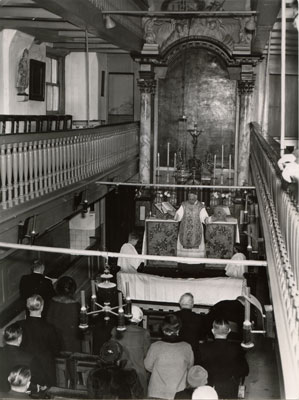 Mass in church