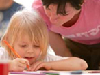 Art activities at a Family Art Lab